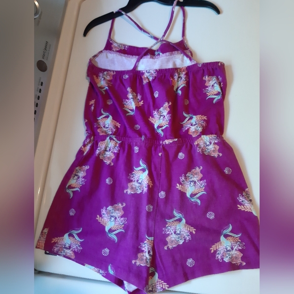 Girls Jumping Bean Ariel Print Romper/Sz 6x - Picture 3 of 4